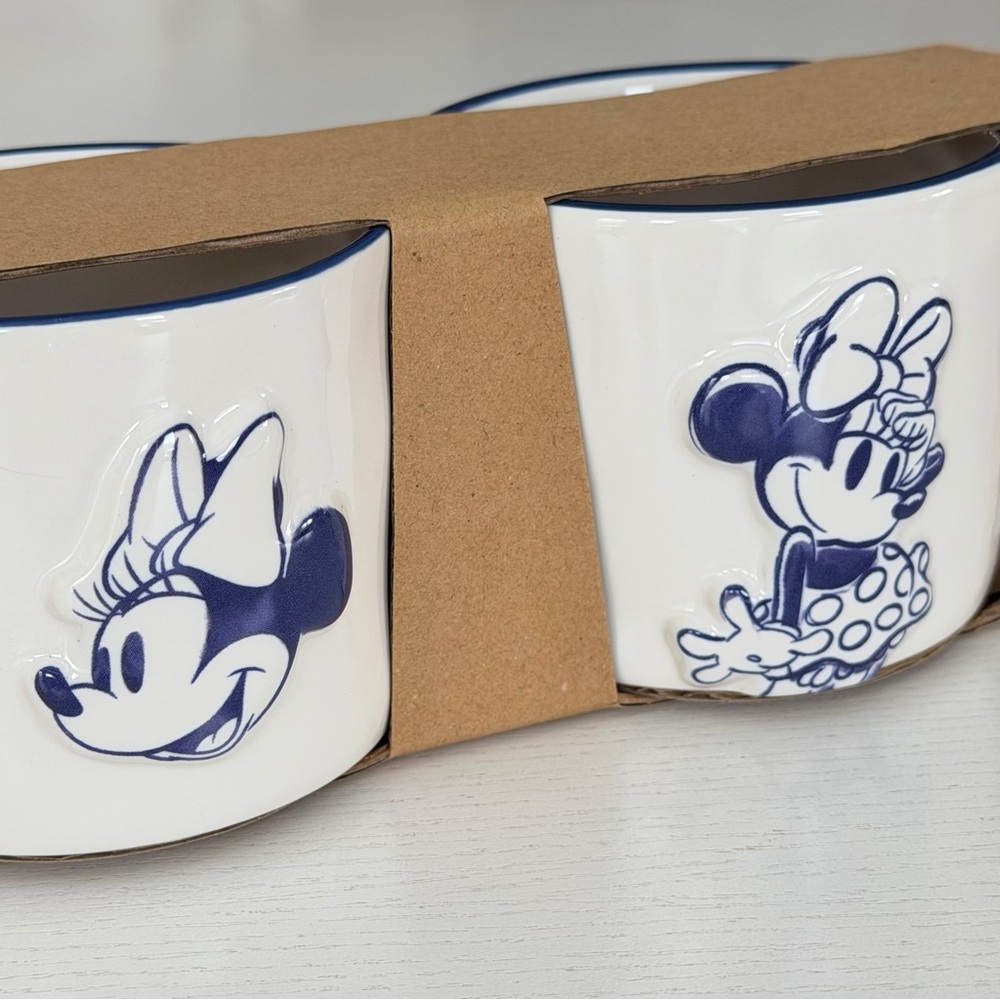 Disney Minnie & Mickey Mouse Double Sided Ramekin 8 oz each Set of 4 - Picture 6 of 13